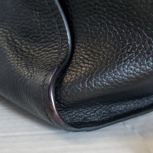 Tory Burch Leather Britten Slouch Bag Shoulder Tote Handbag WOMEN'S WOMAN'S - Picture 7 of 16